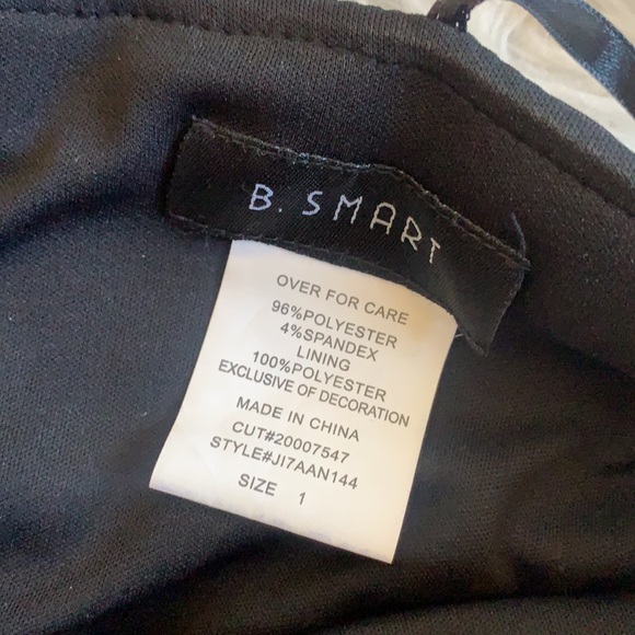 B. Smart Black Red Floral Party Graduation dress 1 - Picture 6 of 7